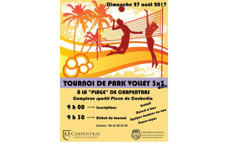 6e tournoi de park volley